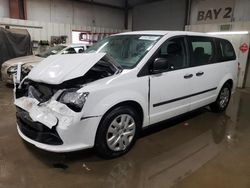 Salvage cars for sale at Elgin, IL auction: 2016 Dodge Grand Caravan SE