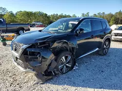 Salvage cars for sale at Houston, TX auction: 2021 Nissan Rogue Platinum