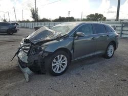 Vehiculos salvage en venta de Copart Miami, FL: 2014 Toyota Venza LE