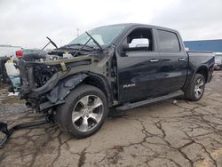 Salvage cars for sale at Woodhaven, MI auction: 2021 Dodge 1500 Laramie