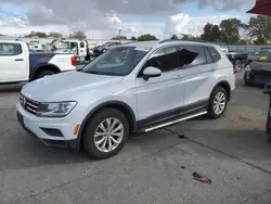 Salvage cars for sale at Sacramento, CA auction: 2018 Volkswagen Tiguan SE