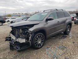 Salvage cars for sale at Louisville, KY auction: 2018 Toyota Highlander SE