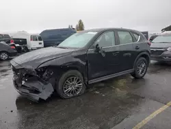 Salvage cars for sale at Hayward, CA auction: 2017 Mazda CX-5 Sport