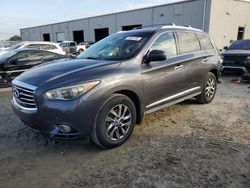 Salvage cars for sale at Jacksonville, FL auction: 2014 Infiniti QX60