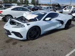 Salvage cars for sale at Rancho Cucamonga, CA auction: 2024 Chevrolet Corvette Stingray 1LT