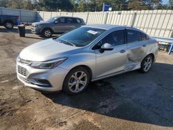 Salvage cars for sale from Copart Eight Mile, AL: 2017 Chevrolet Cruze Premier