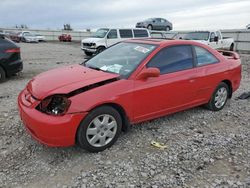 Honda salvage cars for sale: 2001 Honda Civic SI