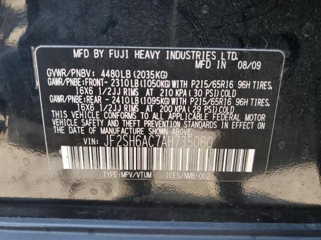 2010 Subaru Forester 2.5X