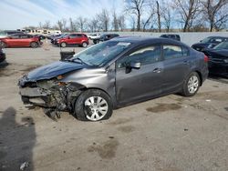 Vehiculos salvage en venta de Copart Bridgeton, MO: 2012 Honda Civic LX