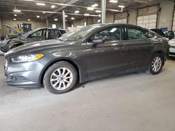 Ford salvage cars for sale: 2016 Ford Fusion S