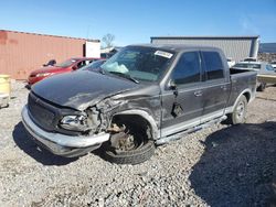 Salvage cars for sale at Hueytown, AL auction: 2002 Ford F150 Supercrew