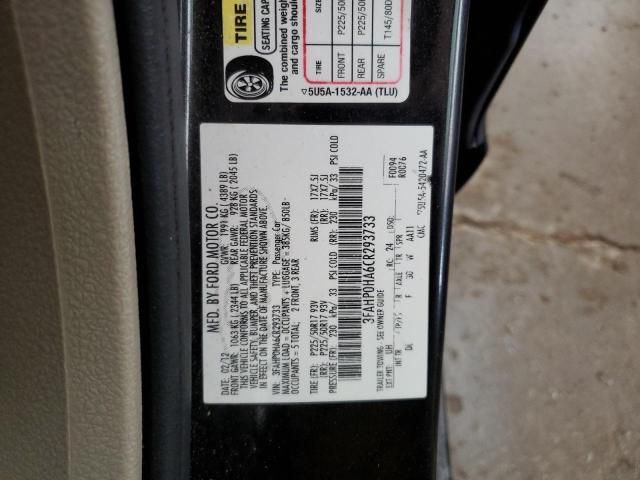 2012 Ford Fusion SE