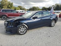 Salvage cars for sale at Ocala, FL auction: 2016 Mazda 6 Sport