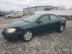 Salvage cars for sale at Barberton, OH auction: 2006 Pontiac G6 SE1