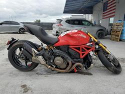 Salvage motorcycles for sale at Opa Locka, FL auction: 2015 Ducati Monster 1200 S