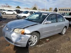 Vehiculos salvage en venta de Copart Littleton, CO: 2003 Honda Civic EX