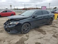 Salvage cars for sale from Copart Chicago Heights, IL: 2018 Chevrolet Impala LS