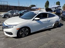 Salvage cars for sale at Wilmington, CA auction: 2017 Honda Civic EX