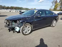 Chevrolet Impala lt Vehiculos salvage en venta: 2018 Chevrolet Impala LT