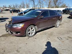 Salvage cars for sale at Bridgeton, MO auction: 2013 Volkswagen Passat SE