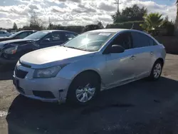 Carros salvage sin ofertas aún a la venta en subasta: 2012 Chevrolet Cruze LS