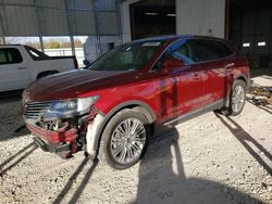 Salvage cars for sale at Rogersville, MO auction: 2017 Lincoln MKX Reserve