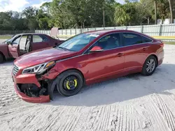 Salvage cars for sale from Copart Fort Pierce, FL: 2015 Hyundai Sonata ECO