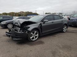 Salvage cars for sale at Ham Lake, MN auction: 2015 Ford Fusion SE