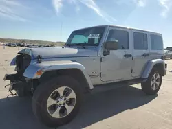 Jeep Wrangler Unlimited Sahara salvage cars for sale: 2017 Jeep Wrangler Unlimited Sahara