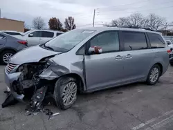 Salvage cars for sale at Moraine, OH auction: 2011 Toyota Sienna XLE