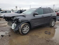 Salvage cars for sale at Chicago Heights, IL auction: 2017 Jeep Cherokee Latitude