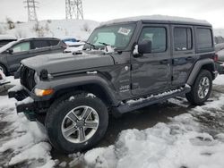 Salvage cars for sale at Littleton, CO auction: 2018 Jeep Wrangler Unlimited Sahara