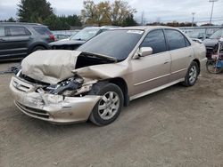 Honda salvage cars for sale: 2001 Honda Accord EX