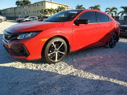 Salvage cars for sale at Opa Locka, FL auction: 2019 Honda Civic Sport