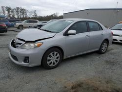 Salvage cars for sale at Spartanburg, SC auction: 2011 Toyota Corolla Base