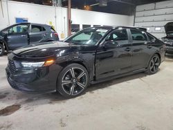 Salvage cars for sale from Copart Blaine, MN: 2023 Honda Accord Hybrid Sport