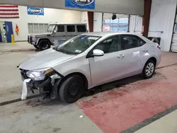 Toyota Corolla l salvage cars for sale: 2014 Toyota Corolla L