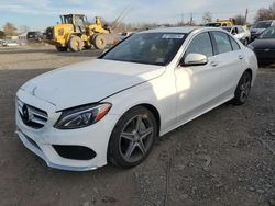 Mercedes-Benz salvage cars for sale: 2016 Mercedes-Benz C 300 4matic