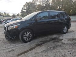 KIA salvage cars for sale: 2016 KIA Sedona LX