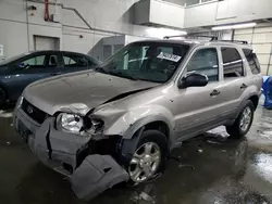 Ford salvage cars for sale: 2001 Ford Escape XLT