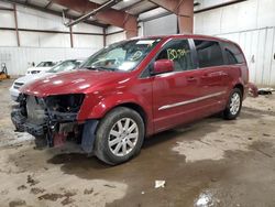 Salvage cars for sale at Lansing, MI auction: 2013 Chrysler Town & Country Touring