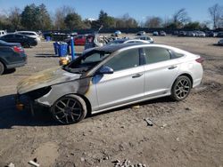 Salvage cars for sale at Madisonville, TN auction: 2019 Hyundai Sonata Limited Turbo