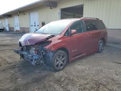 Toyota Sienna Sport salvage cars for sale: 2015 Toyota Sienna Sport