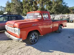 Salvage cars for sale at Ocala, FL auction: 1959 Ford F 100