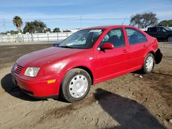 Volkswagen Jetta salvage cars for sale: 2002 Volkswagen Jetta GLS