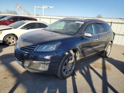 Salvage cars for sale at Kansas City, KS auction: 2013 Chevrolet Traverse LT