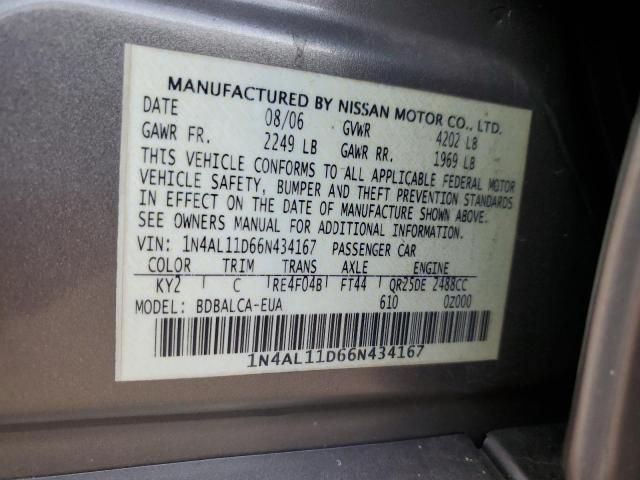 2006 Nissan Altima S