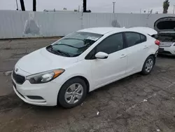 Salvage cars for sale at Van Nuys, CA auction: 2016 KIA Forte LX