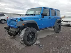 Jeep Vehiculos salvage en venta: 2015 Jeep Wrangler Unlimited Rubicon