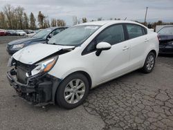 Salvage cars for sale at Portland, OR auction: 2013 KIA Rio EX